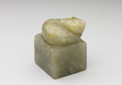 图片[2]-Green jade seal, Song to Yuan dynasties, 960-1368 C.E.-China Archive